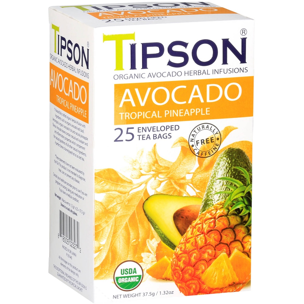 Ceai Eco avocado & ananas, 25 plicuri, Tipson