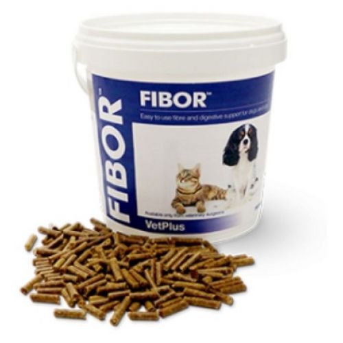Supliment adjuvant al sistemului digestiv pentru caini si pisici Fibor, 500 g, VetPlus