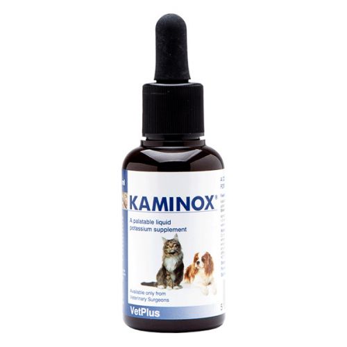 Supliment nutraceutic palatabil pentru pisici cu functie renala afectata Kaminox, 60 ml, VetPlus