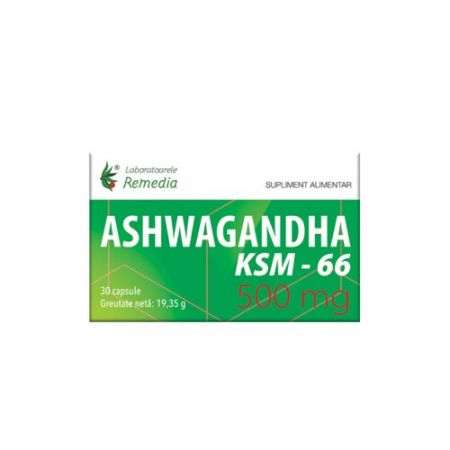 Ashwagandha KSM-66, 500 mg - Remedia
