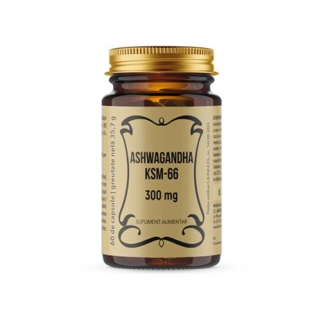 Ashwagandha KSM-66, 300 mg, 60 capsule - Remedia