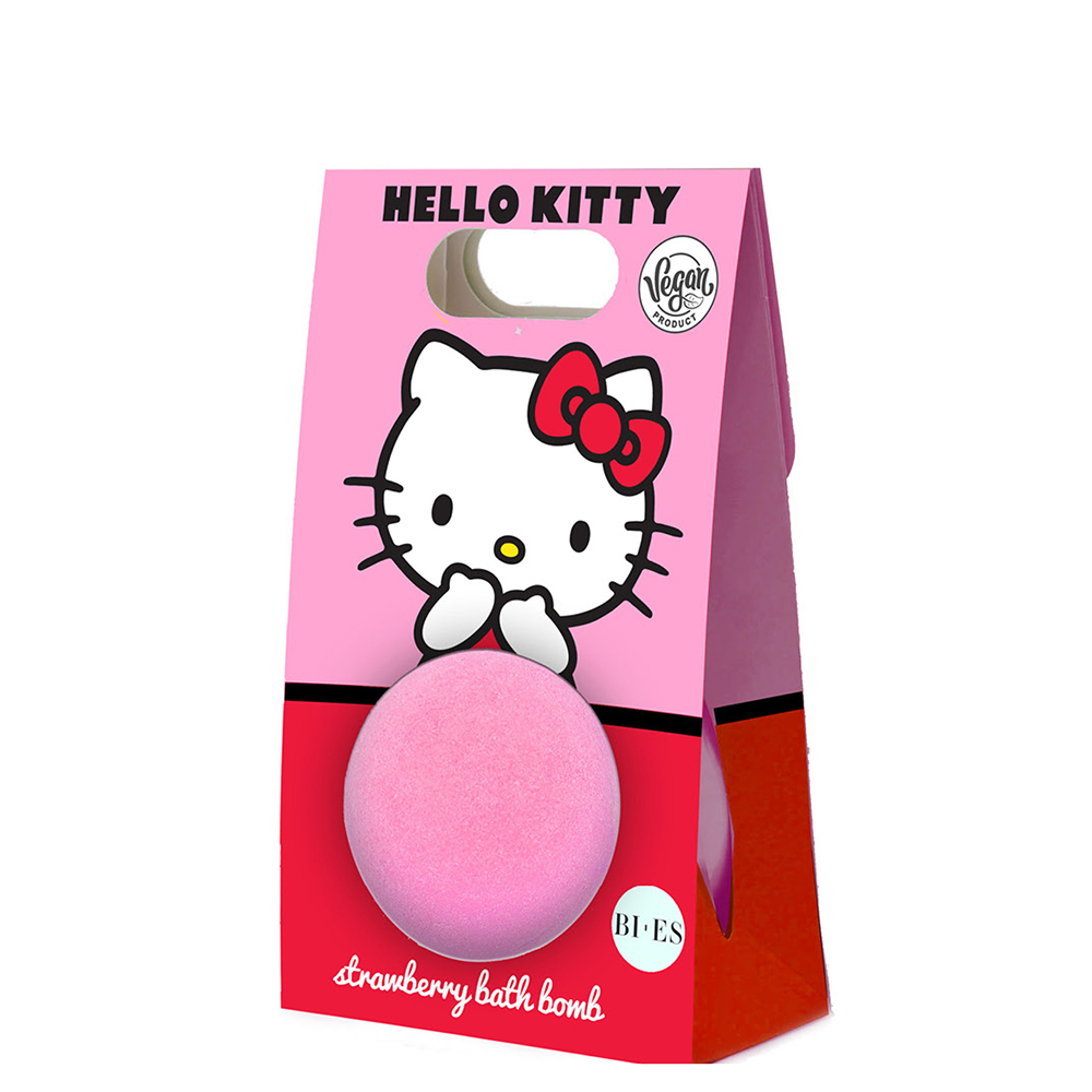 Bomba de baie capsuni Hello Kitty, 165 g, Bi-Es