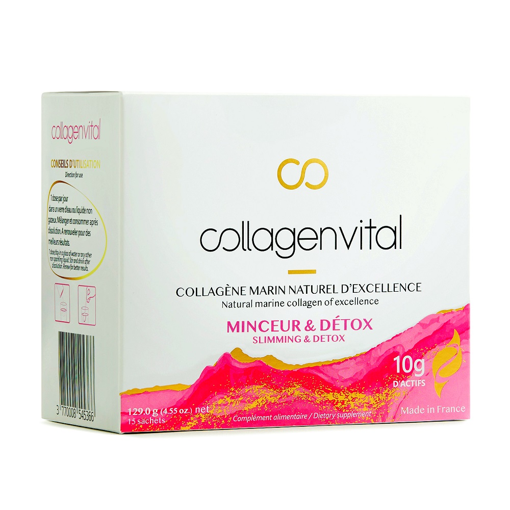 Colagen marin Peptide Slimming & Detox, 15 plicuri, Collagen Vital