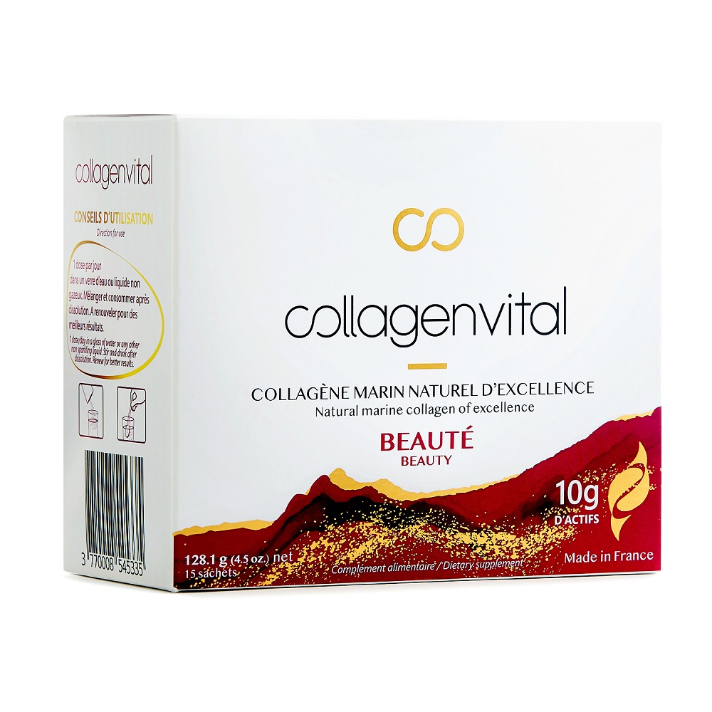 Colagen marin Peptide Beauty Acid Hialuronic, 15 plicuri, Collagen Vital