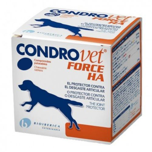 Supliment nutriţional pentru caini cu probleme articulare Condrovet Force HA, 240 comprimate, Bioiberica