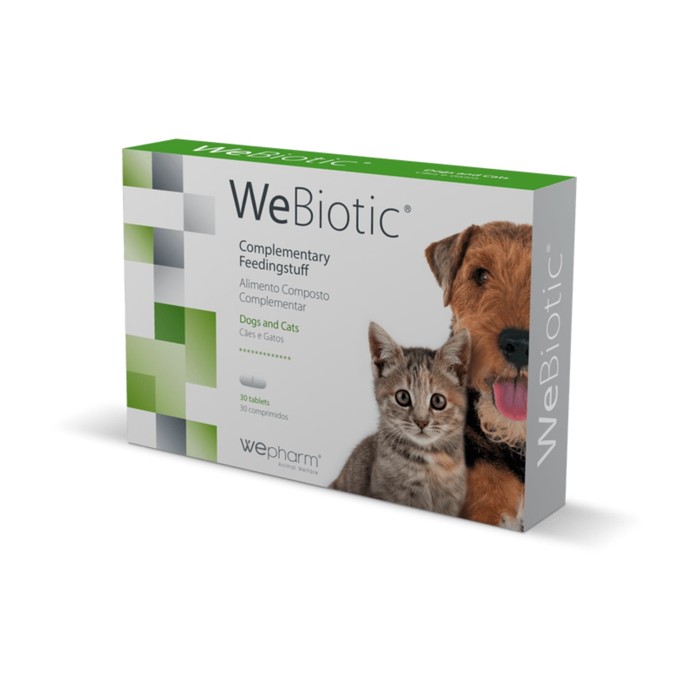 Supliment digestiv pentru caini si pisici WeBiotic, 30 comprimate, WePharm