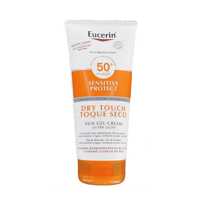 Crema pentru pielea sensibila SPF 50+ Sun Protection, 200 ml, Eucerin