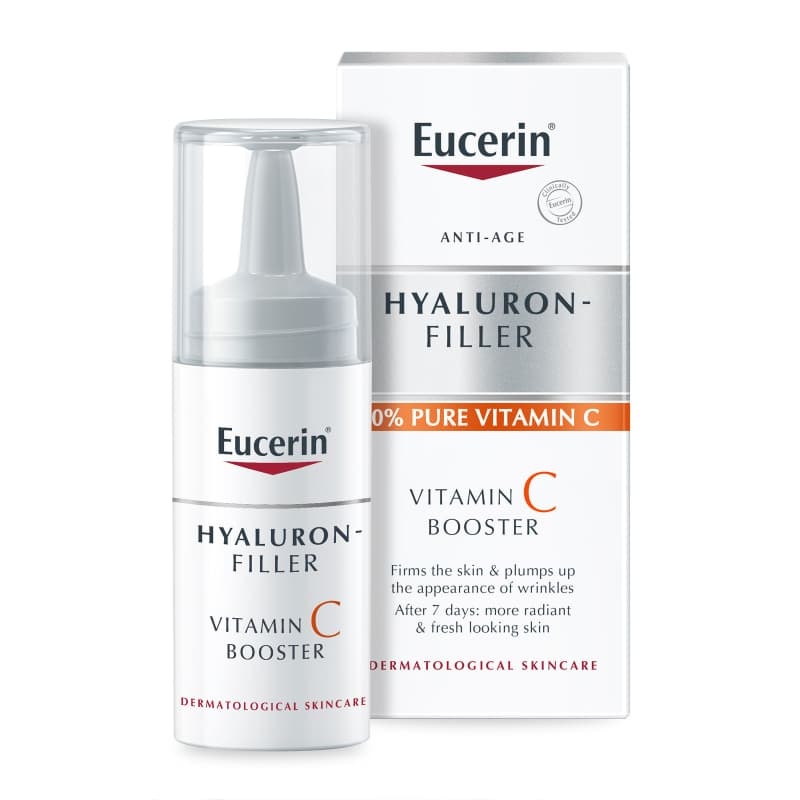 Booster cu vitamina C cu efect triplu anti-imbatranire Hyaluron Filler, 8 ml, Eucerin