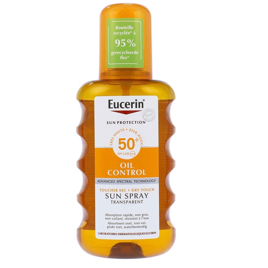 Ulei spray cu protectie solara SPF 50+ Sun Protection, 200 ml, Eucerin
