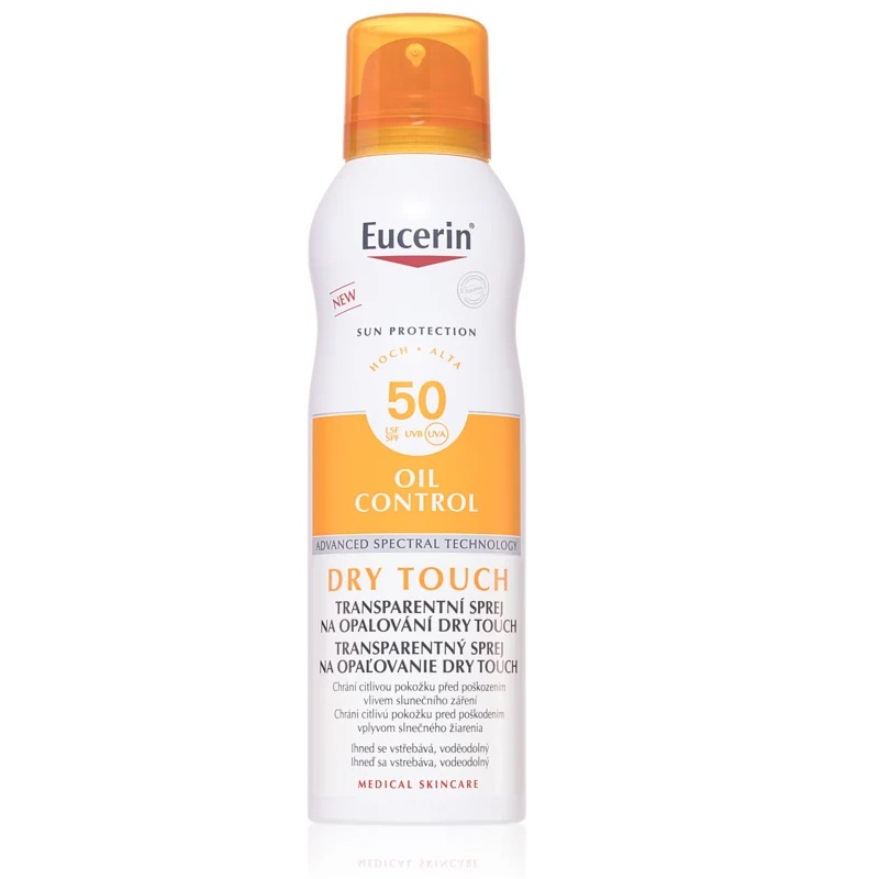 Spray invizibil cu SPF 50+ pentru corp Sun Protection, 200 ml, Eucerin