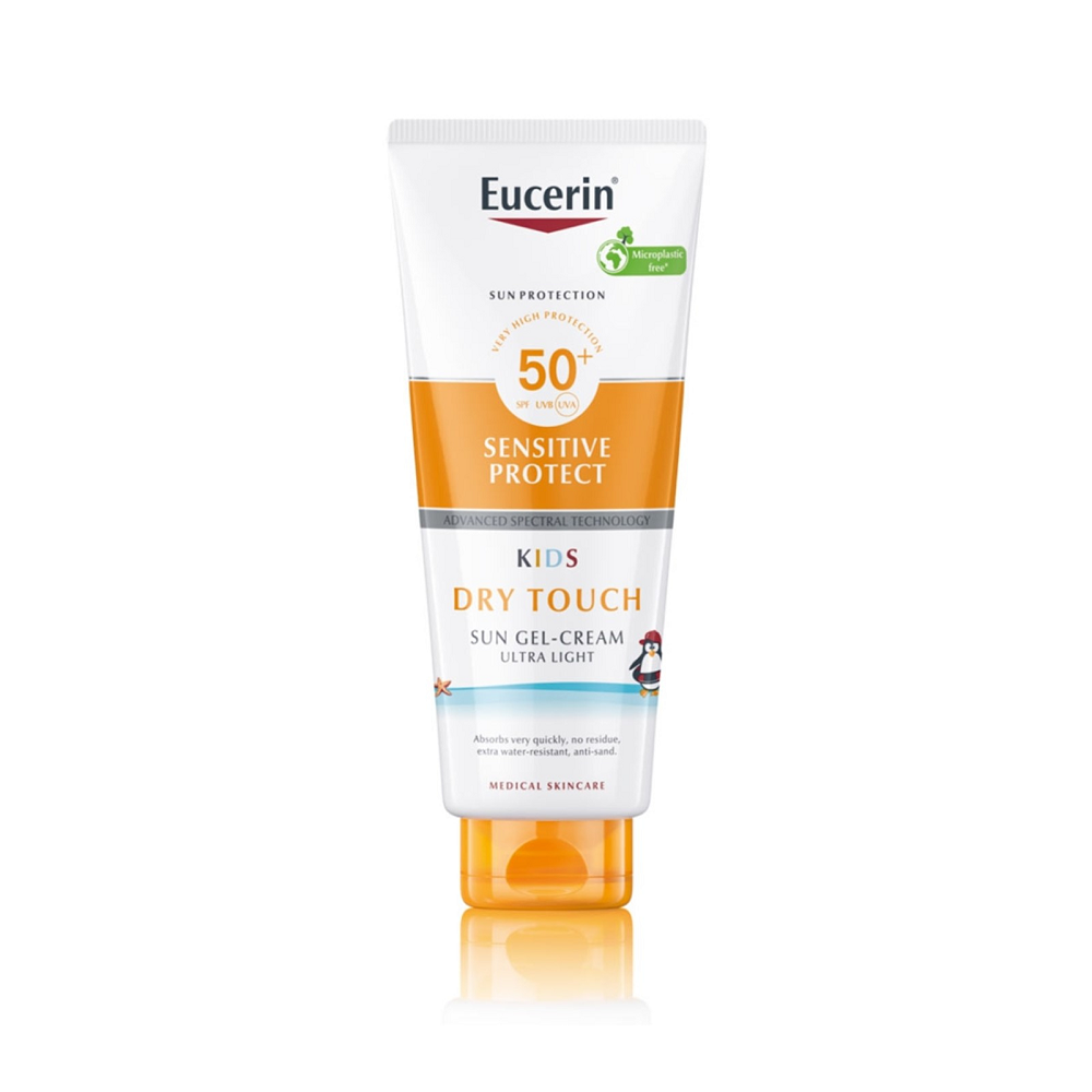 Crema gel cu protectie solara pentru copii SPF 50+ Sun Protection, 400 ml, Eucerin