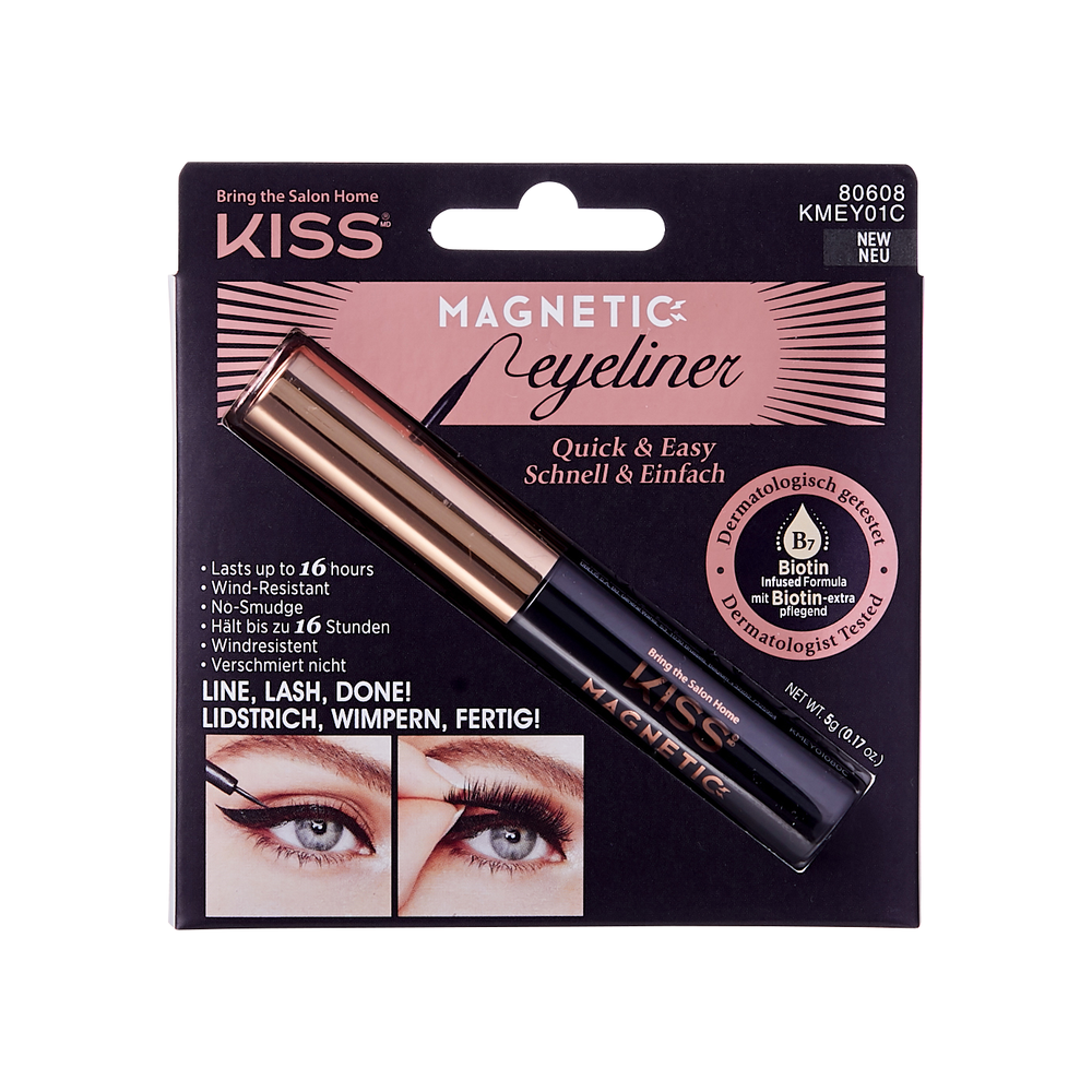 Eyeliner magnetic pentru gene false, 5 g, Kiss