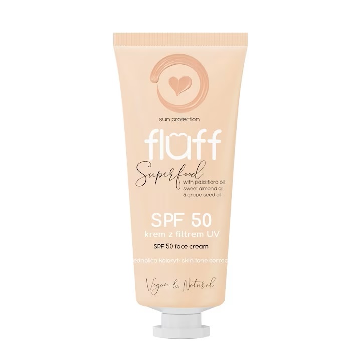 Crema de uniformizare si protectie UV SPF50, 50 ml, Fluff