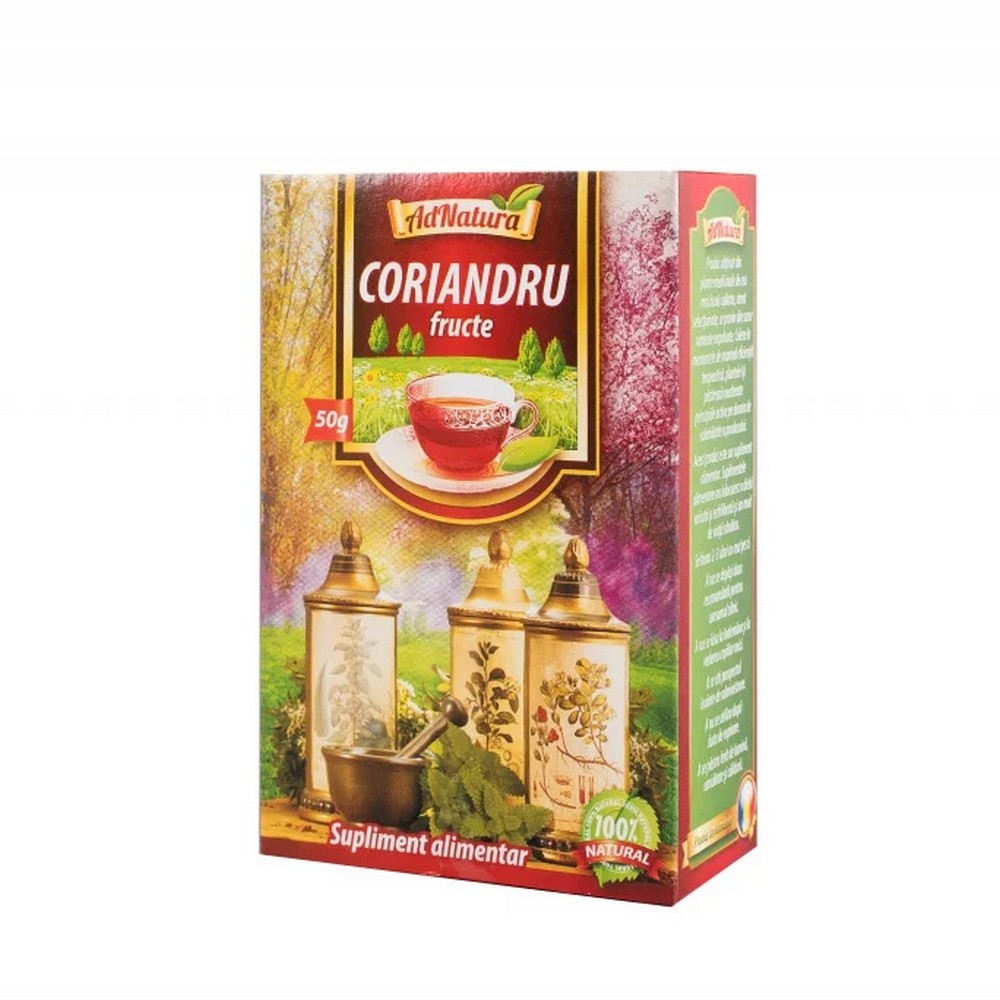Ceai din coriandru fructe, 50 g, AdNatura