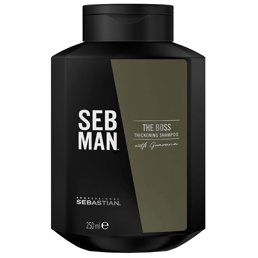 Sampon pentru ingrosarea firului de par The Boss, 250 ml, Seb Man
