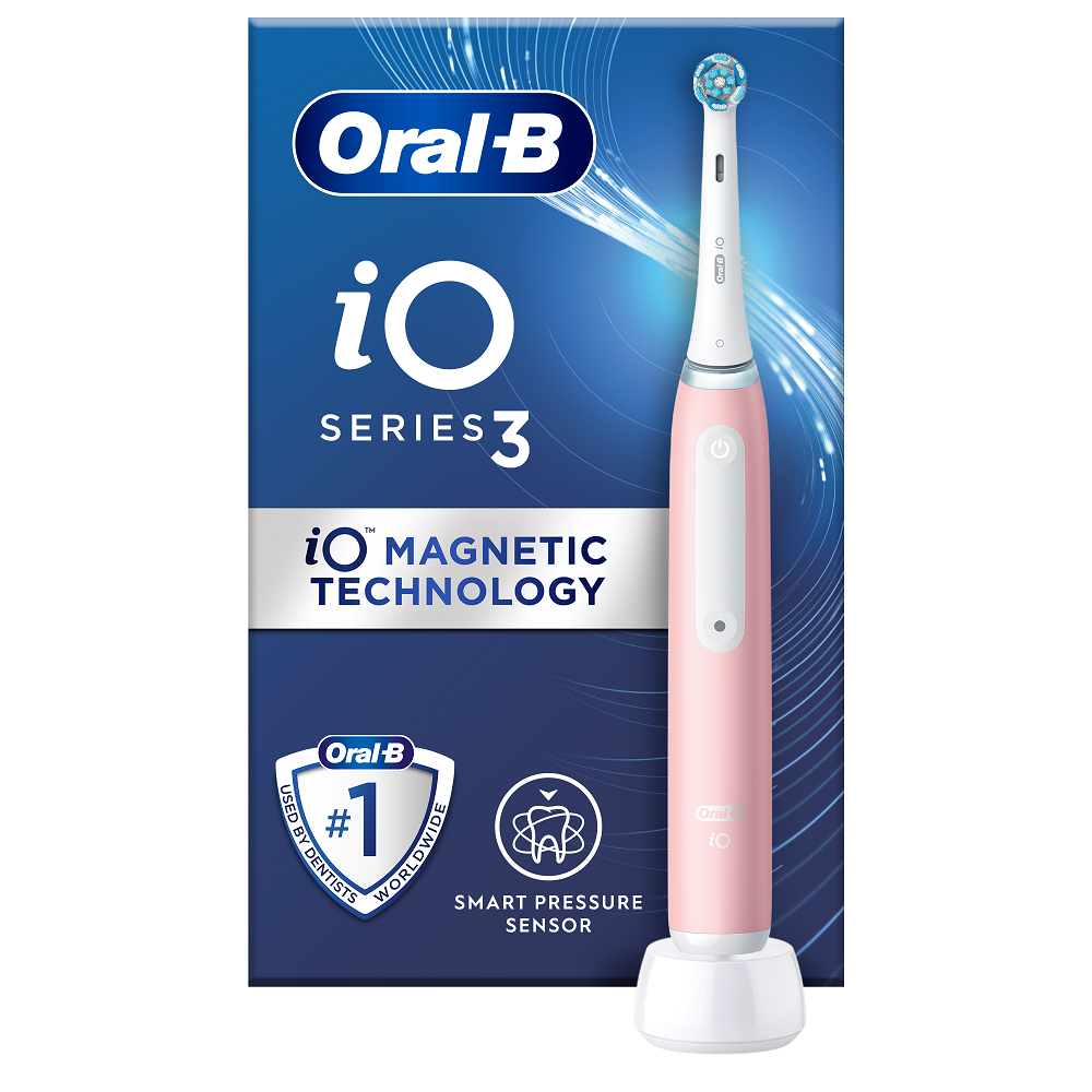 Periuță de dinți electrică iO3 Roz, Oral-B
