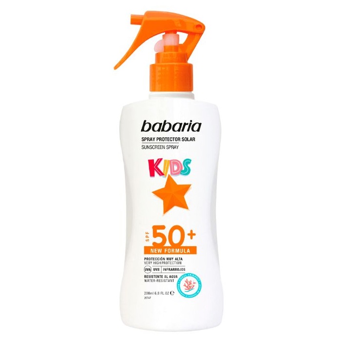 Spray cu protectie solara SPF 50+ pentru copii, 200 ml, Babaria