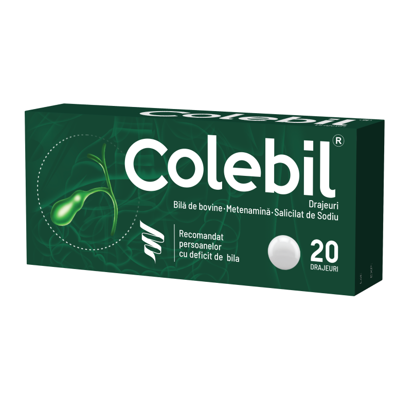 Colebil, 20 drajeuri, Biofarm