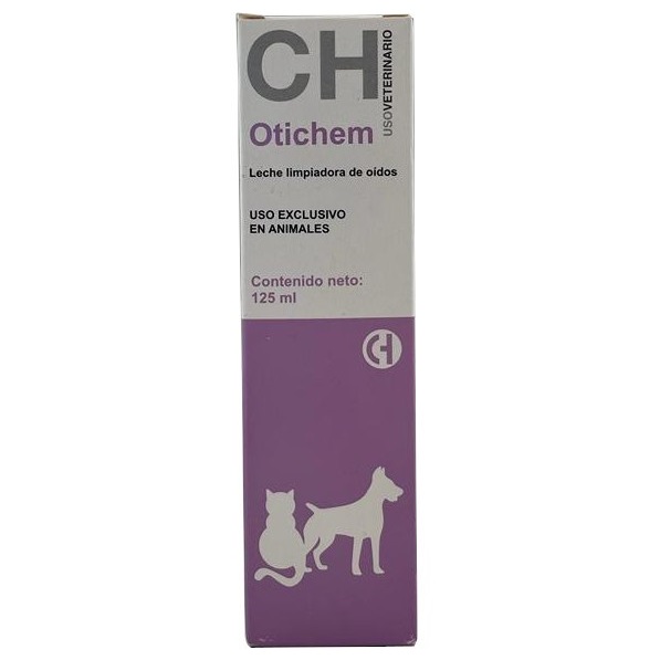 Lapte pentru igiena urechilor pentru caini si pisici Otichem, 125 ml, Chemical Iberica