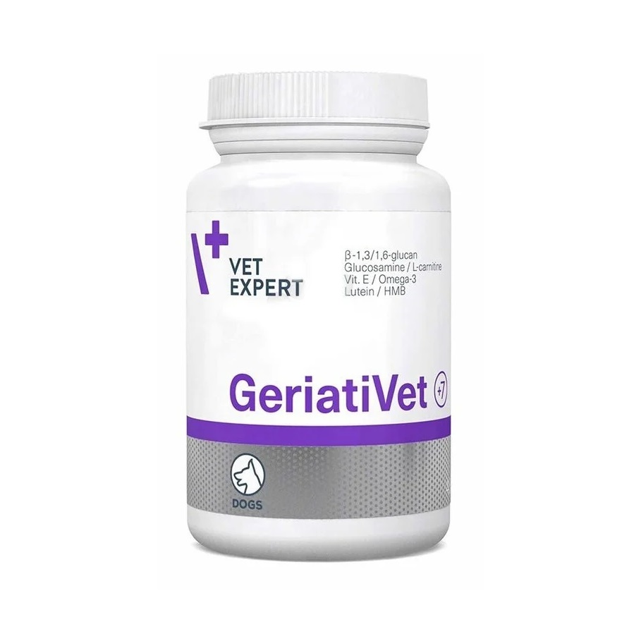 Suplimente pentru caini GeriatiVet Dog Small Breed, 350 mg, 45 tablete, VetExpert