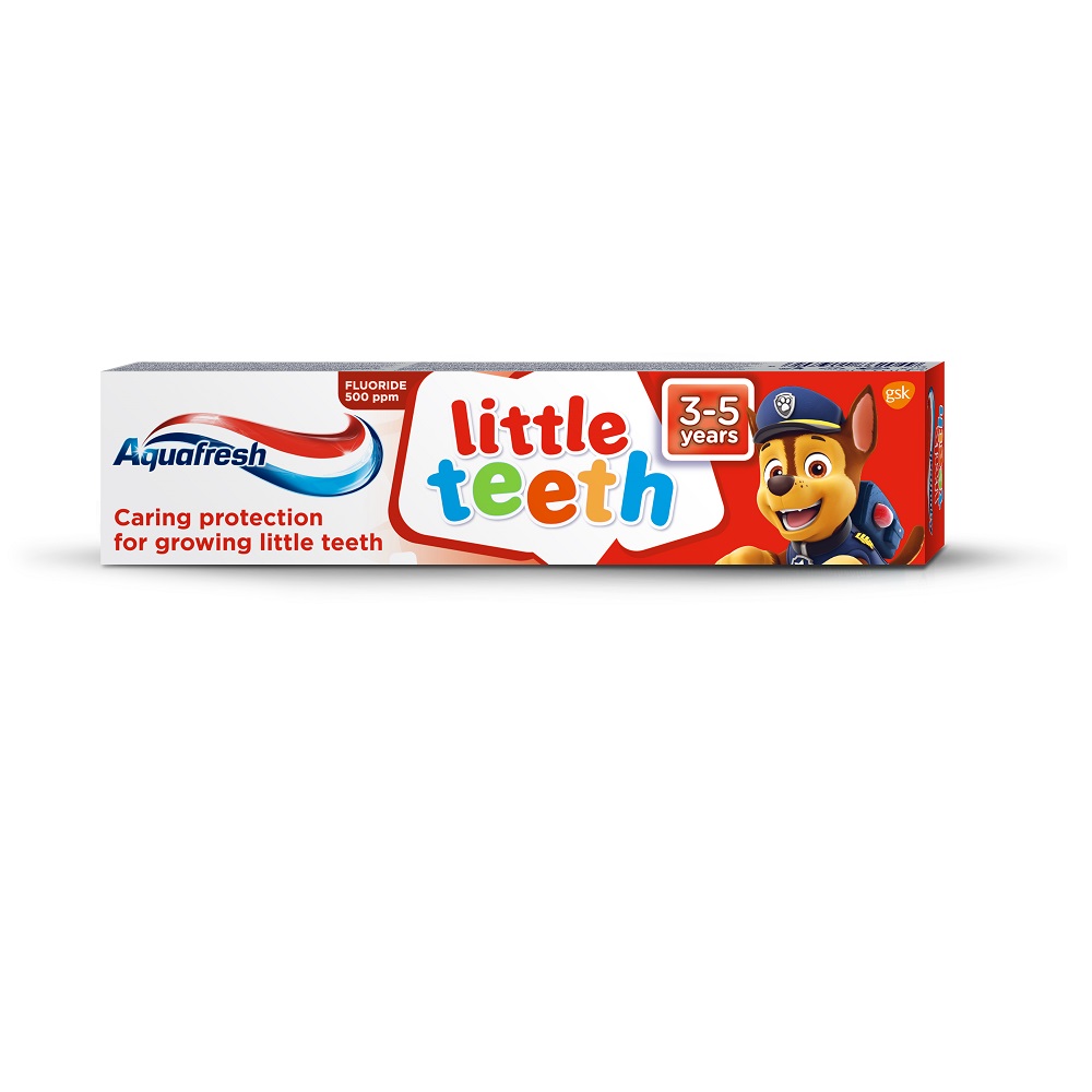 Pasta de dinti pentru copii Little Teeth, 3-5 ani, 50 ml, Aquafresh