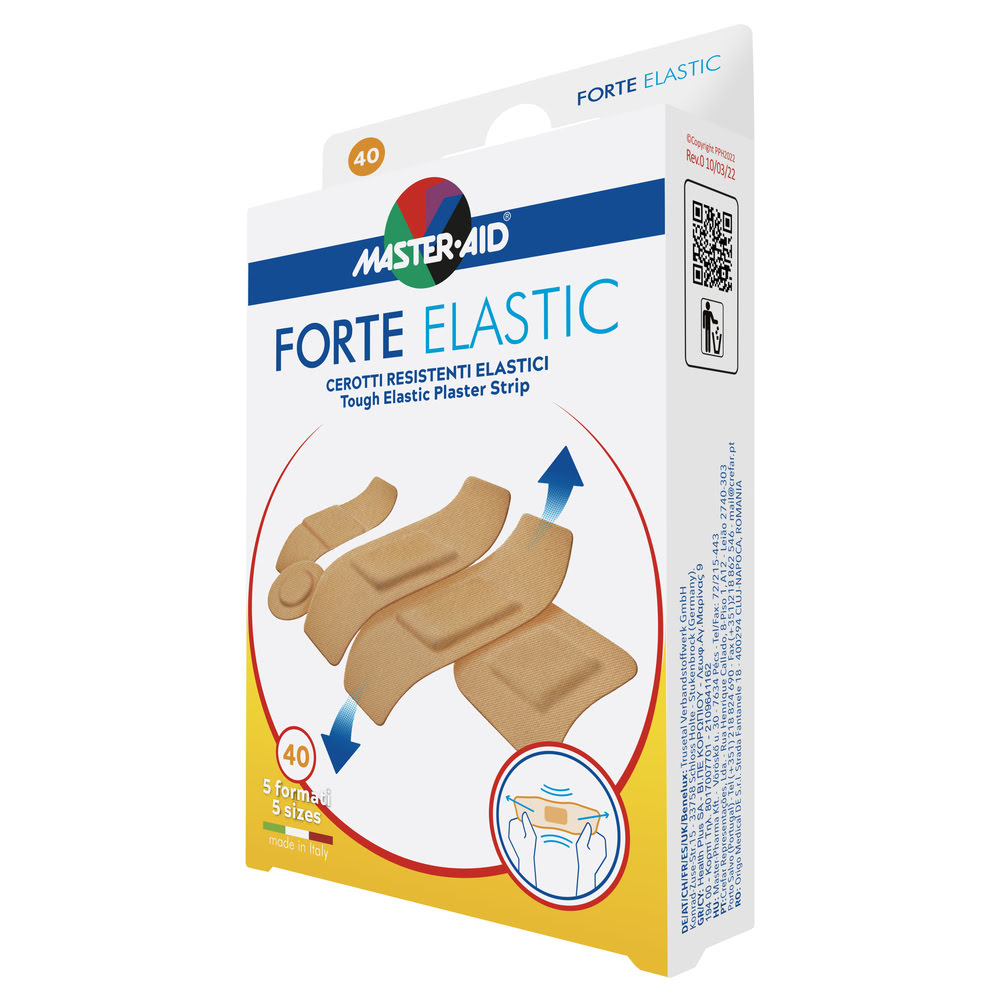 Plasturi rezistenți Forte Elastic Master-Aid, 40 bucăti, Pietrasanta Pharma