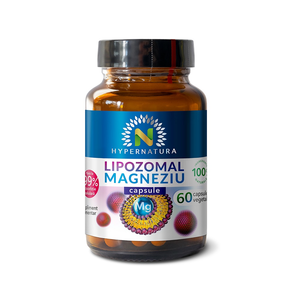 Lipozomal Magneziu, 60 capsule vegetale, Hypernatura