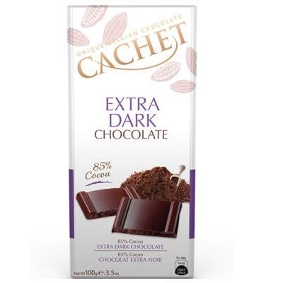 Ciocolata amaruie bio cu 85% cacao, 100g, Cachet
