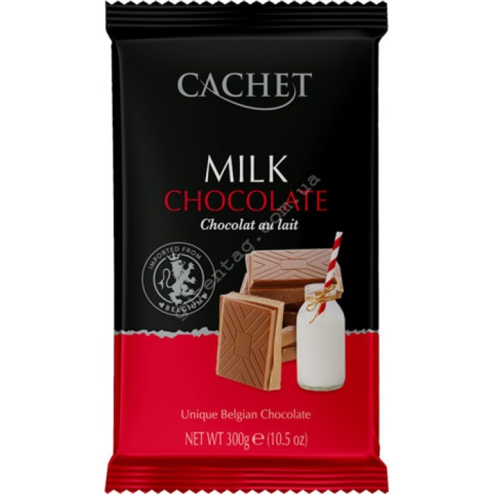 Ciocolata cu lapte, 300g, Cachet 