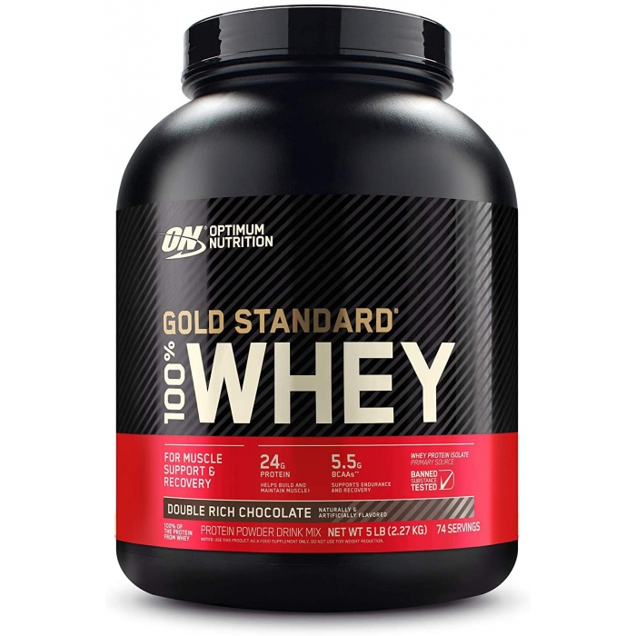Proteine Whey Gold Standard Double Rich Chocolate, 2,26 Kg, Optimum Nutrition