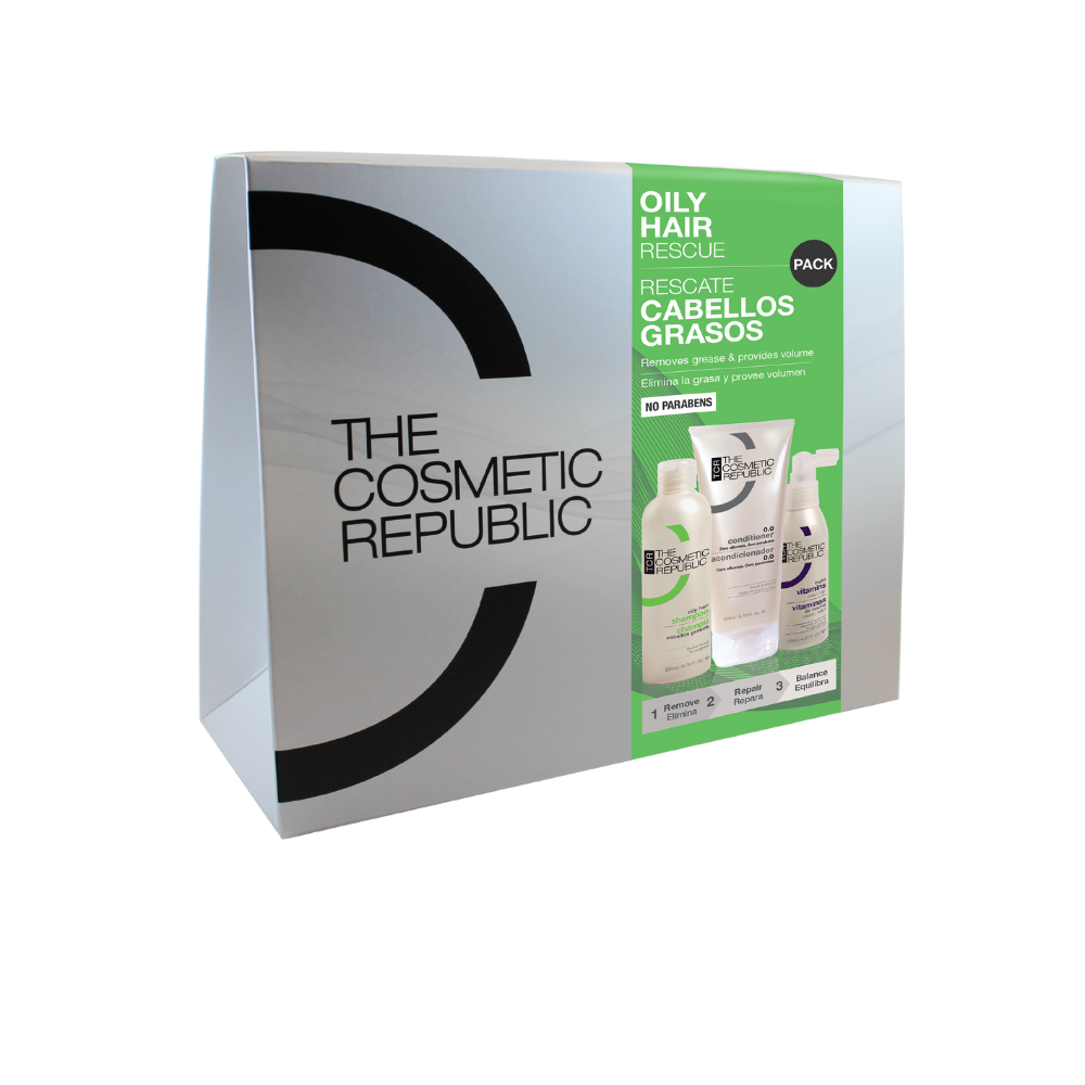 Kit pentru par gras Oily Hair Rescue, The Cosmetic Republic