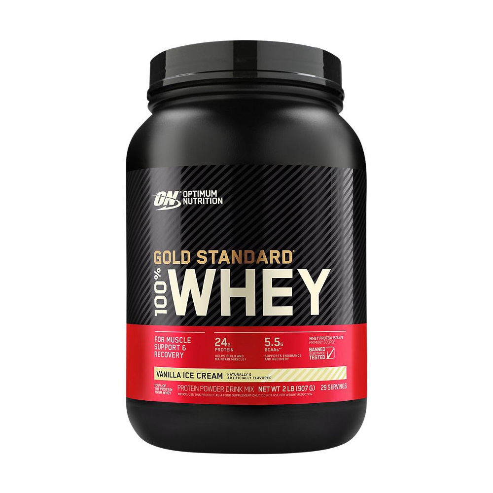 Proteine Whey Gold Standard Inghetata de Vanilie, 908 g, Optimum Nutrition