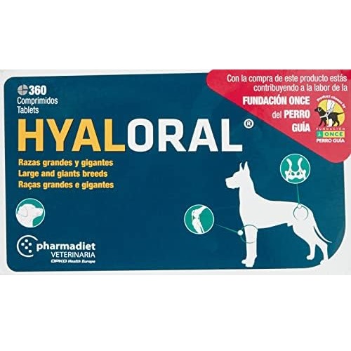 Supliment pentru caini de talie mare Hyaloral, 360 tablete, Pharmadiet