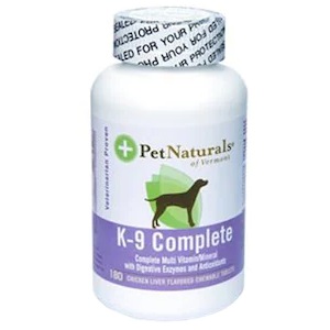 Supliment pentru caini Complete K-9, 180 tablete, Pet Naturals