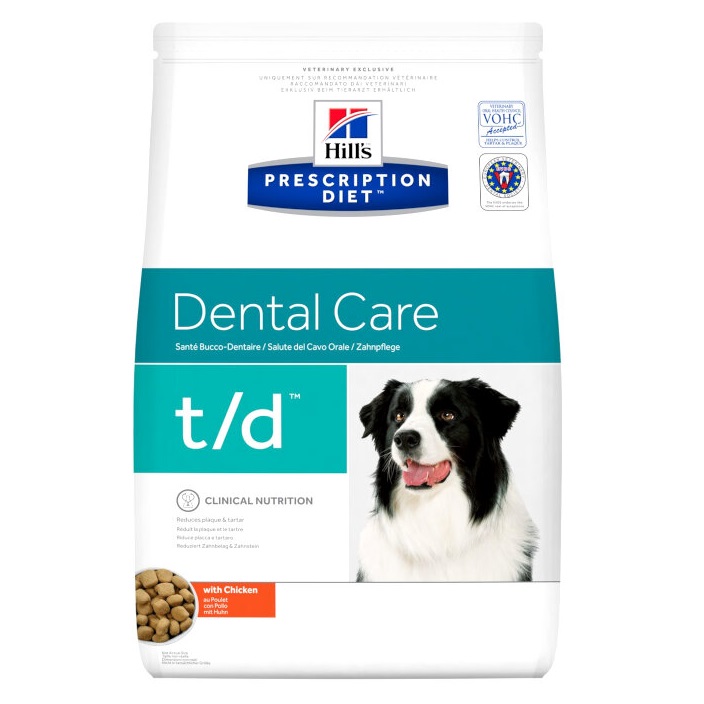Hrana uscata pentru caini Dental Care t/d, 4 Kg, Hill's PD