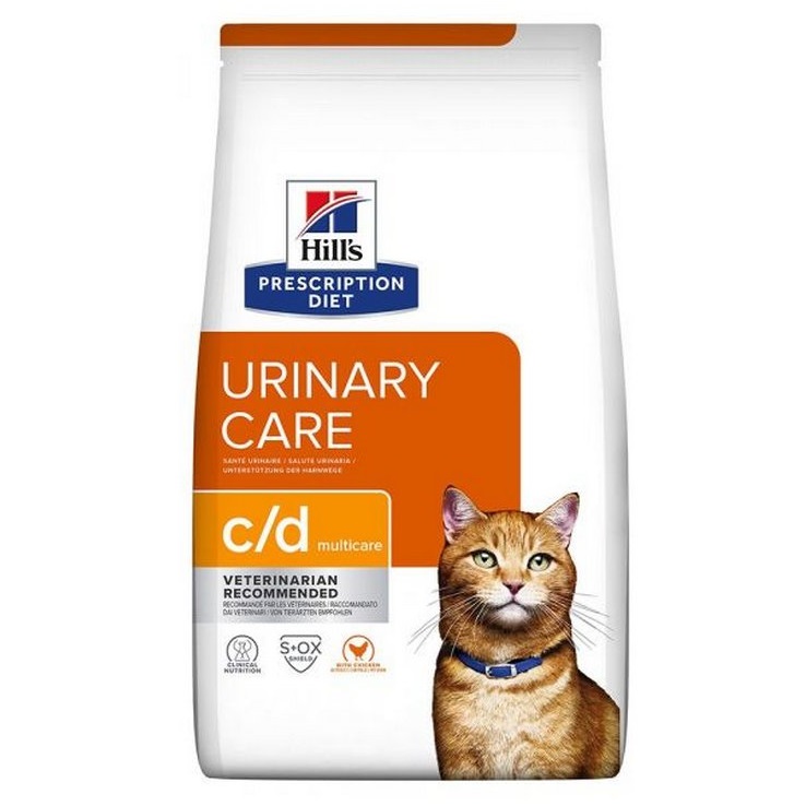 Hrana cu pui pentru pisici Urinary Care c/d, 3 Kg, Hill's PD