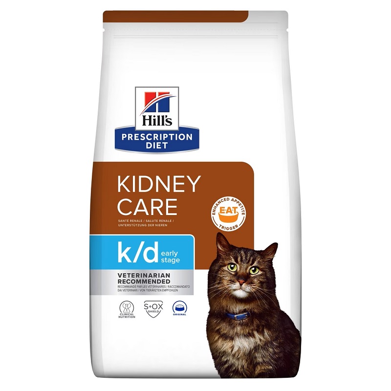 Hrana uscata pentru pisici Kidney Care k/d Early Stage, 3 Kg, Hill's PD