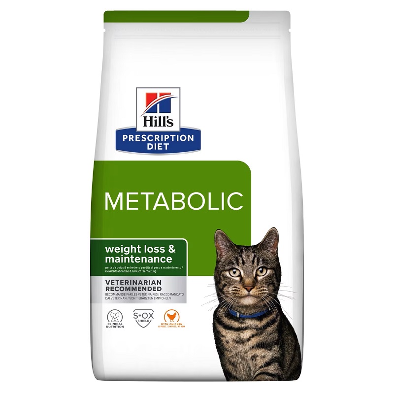 Hrana uscata cu ton pentru pisici Metabolic, 3 Kg, Hill's PD