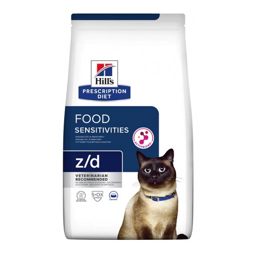 Hrana uscata pentru pisici Food Sensitivities z/d, 3 Kg, Hill's PD