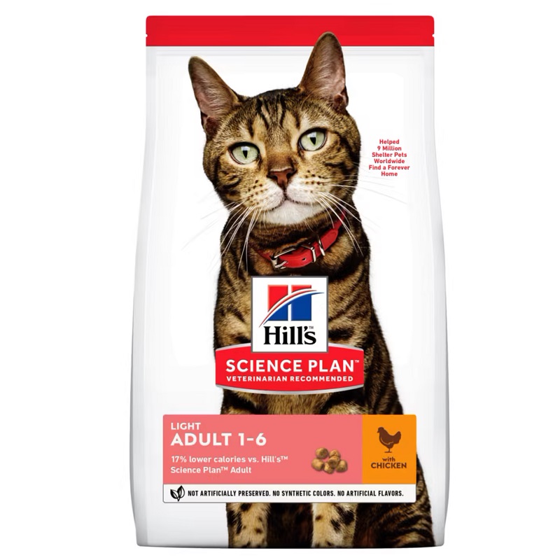 Hrana uscata cu pui pentru pisici Adult 1-6 ani, 3 Kg, Hill's SP