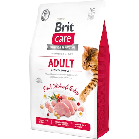 Hrana uscata pentru pisici Brit Care GF Adult Activity Support, 2 kg, Brit