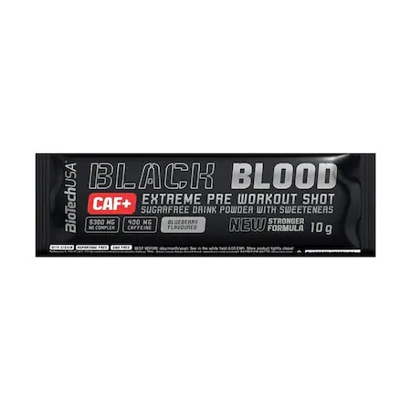 Black Blood CAF+ Cola Flavoured, 10 g, BioTech USA