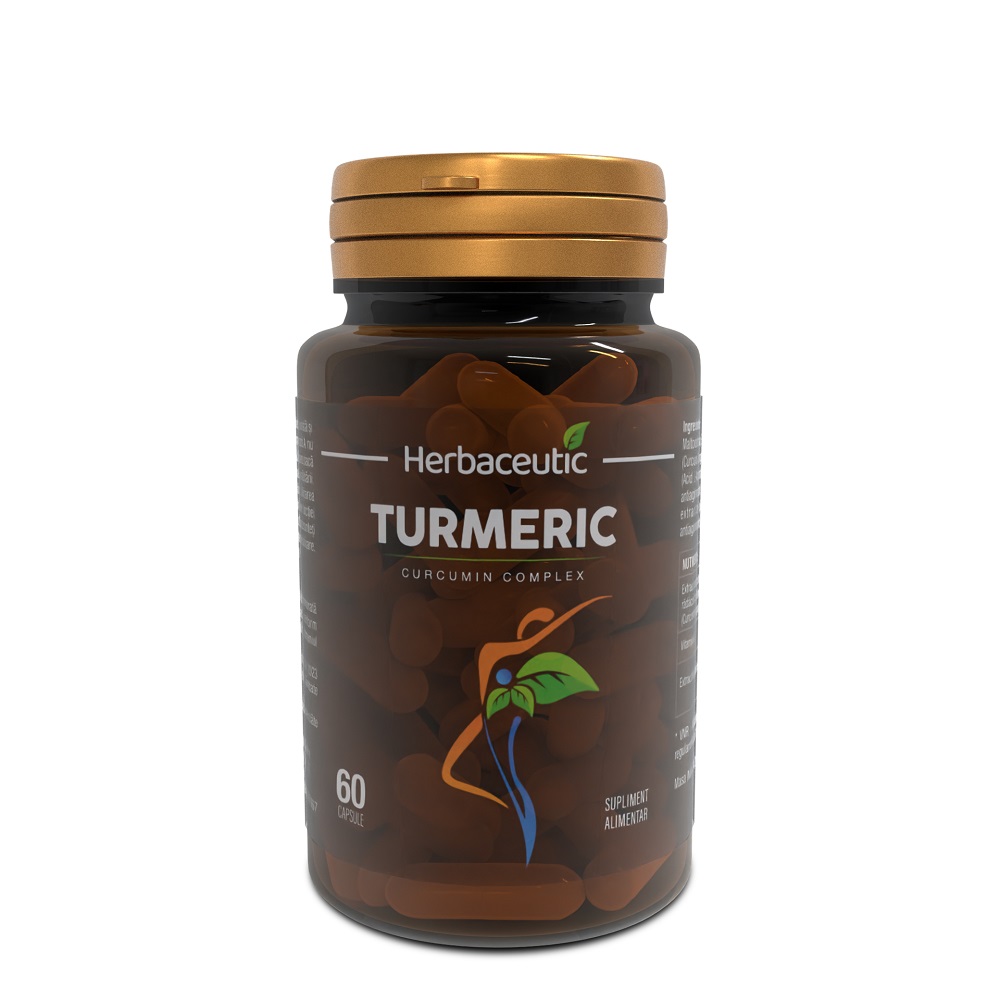 Turmeric Curcumin complex, 60 capsule, Herbaceutic