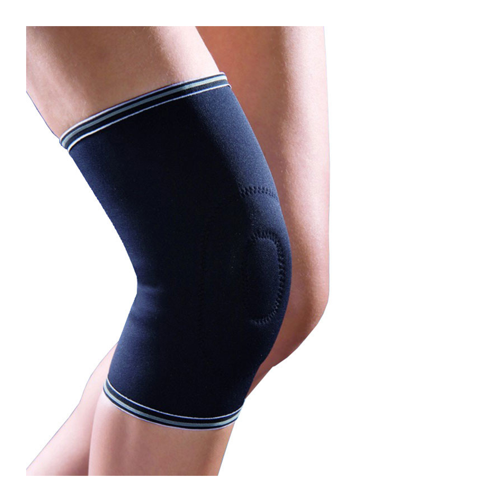 Suport elastic pentru genunchi cu intaritura de silicon Marimea L,0016, Anatomic Help