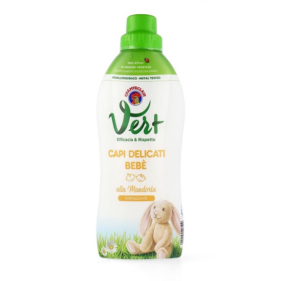 Detergent de rufe pentru copii cu parfum de migdale Vert, 750 ml, Chante Clair