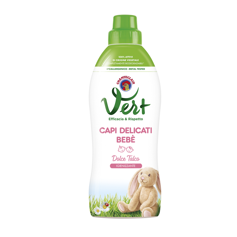 Detergent de rufe fara parfum pentru copii Vert, 750 ml, Chante Clair