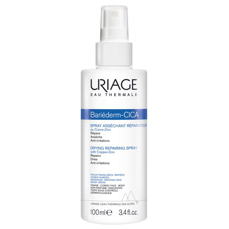 Spray reparator pentru pielea iritata Bariederm Cica, 100 ml, Uriage