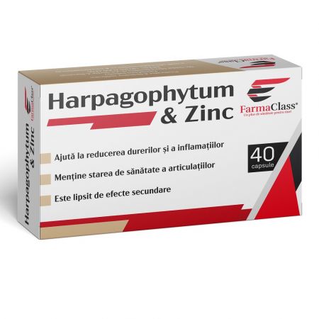 Harpagophytum & Zinc, 40 capsule - FarmaClass