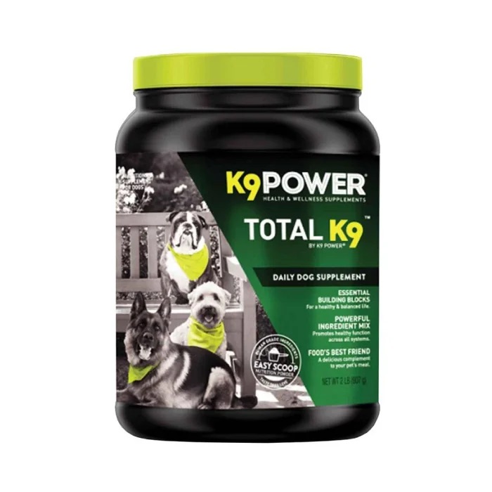 Suplimente pentru caini Total K9, 454 g, K9Power