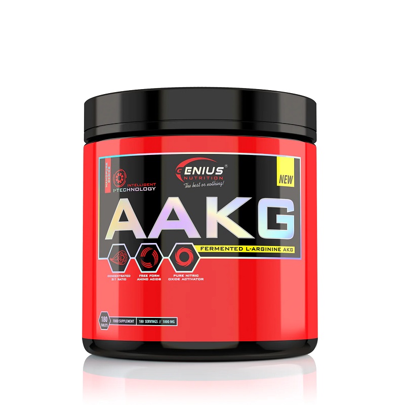 AAKG, 180 tablete, Genius Nutrition